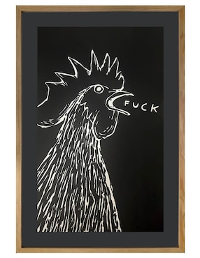 Pintura Gallina técnica acrílico Lune Art Gallery