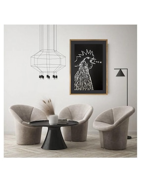 Pintura Gallina técnica acrílico Lune Art Gallery
