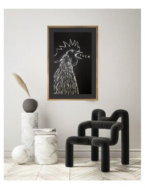 Pintura Gallina técnica acrílico Lune Art Gallery