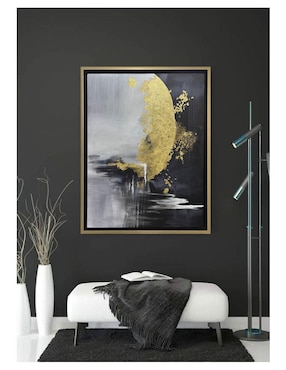 Pintura Luna de Oro técnica acrílico Lune Art Gallery
