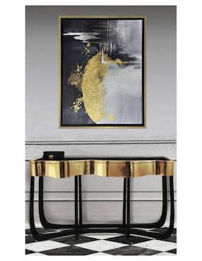 Pintura Luna de Oro técnica acrílico Lune Art Gallery