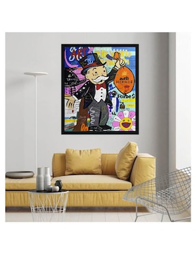 Pintura Rich Life técnica acrílico Lune Art Gallery