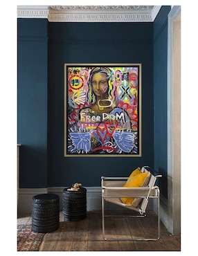 Pintura Mona Lisa Freedom técnica acrílico Lune Art Gallery