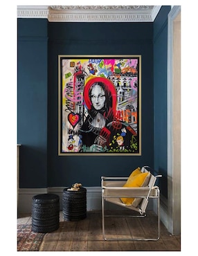 Pintura Mona Lisa técnica acrílico Lune Art Gallery