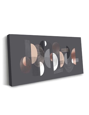 Cuadro decorativo Canvas Art Elegante plantilla geométrica con barniz a registro