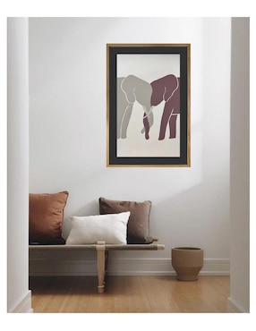 Pintura Elephant Love técnica acrílico Lune Art Gallery AnimalArt