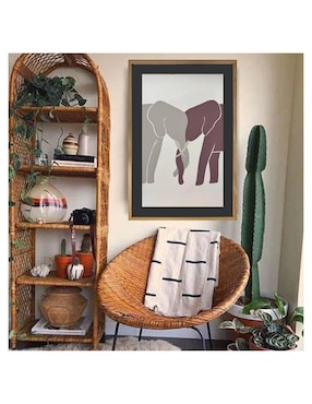 Pintura Elephant Love técnica acrílico Lune Art Gallery AnimalArt