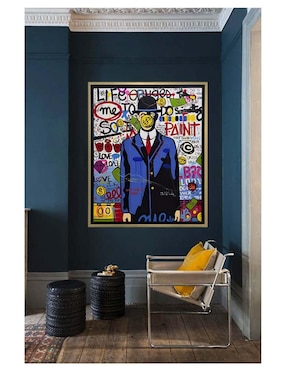 Pintura Dont Hype técnica acrílico Lune Art Gallery Pop