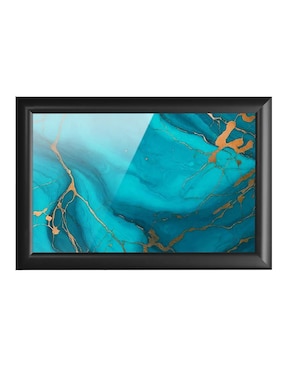 Cuadro decorativo Pixelarte mármol