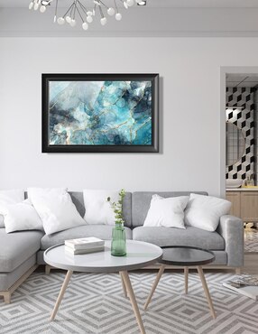 Cuadro decorativo Pixelarte mármol