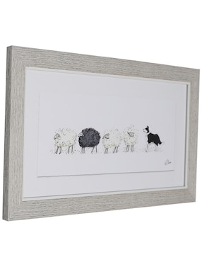 Litografía Haus Counting Sheep técnica impresión