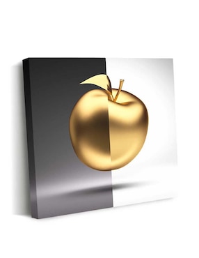 Cuadro decorativo Canvas Art Manzana mixta con barniz a registro