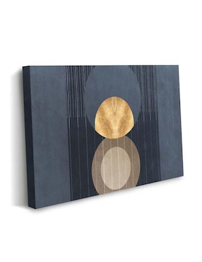 Cuadro decorativo Canvas Art Abstracta azul