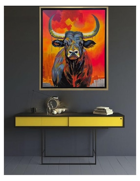 Pintura Bull II técnica acrílico Lune Art Gallery Animalart