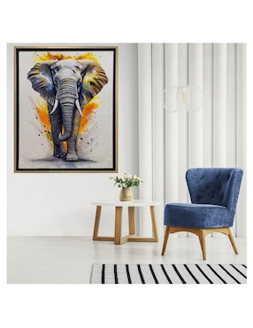 Pintura Run The World técnica acrílico Lune Art Gallery Elefante