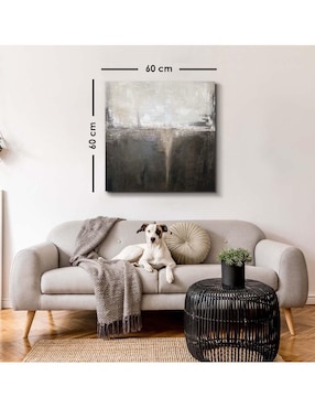 Cuadro decorativo Canvas Art Pintura abstracta sólida lujosa con barniz a registro