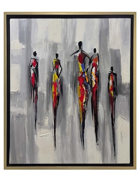 Pintura Siluetas técnica acrílico Lune Art Gallery Abstractos
