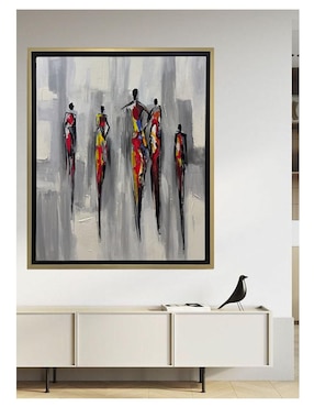 Pintura Siluetas técnica acrílico Lune Art Gallery Abstractos