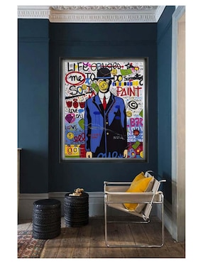 Pintura Dont Hype técnica acrílico Lune Art Gallery Milleniart