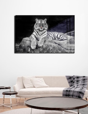 Litografía Un Toque Francés Animales técnica mixta