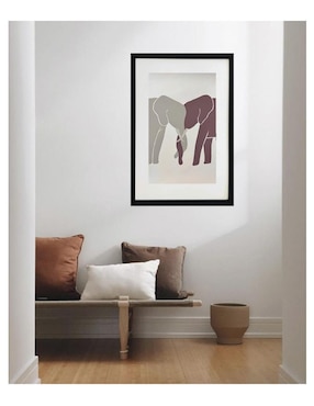 Pintura Elephant Love técnica acrílico Lune Art Gallery Elefantes