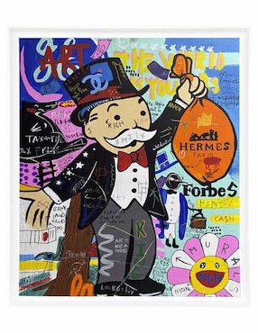 Pintura Rich Life técnica acrílico Lune Art Gallery