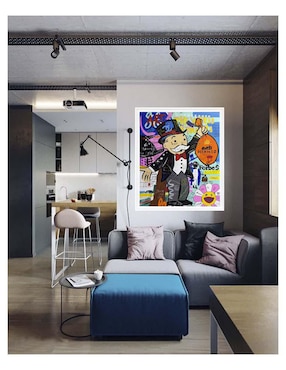 Pintura Rich Life técnica acrílico Lune Art Gallery