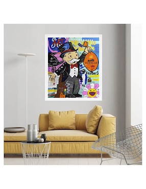 Pintura Rich Life técnica acrílico Lune Art Gallery