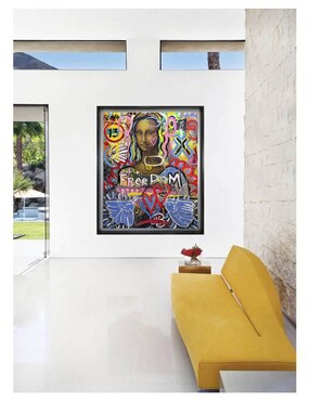 Pintura Freedom técnica acrílico Lune Art Gallery Mona