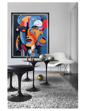 Pintura Regresion técnica acrílico Lune Art Gallery Caras