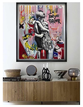 Pintura I Will Love You Forever técnica acrílico Lune Art Gallery MilleniArt