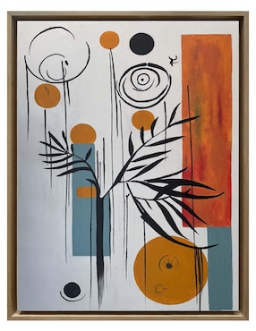 Pintura Flor de vida técnica acrílico Lune Art Gallery Abstractos