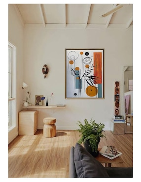 Pintura Flor de vida técnica acrílico Lune Art Gallery Abstractos