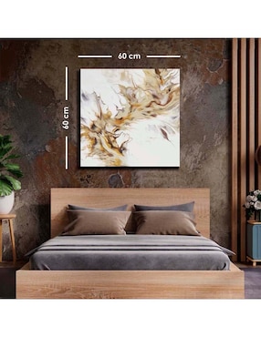 Cuadro decorativo Canvas Art Resumen de alcohol con barniz a registro