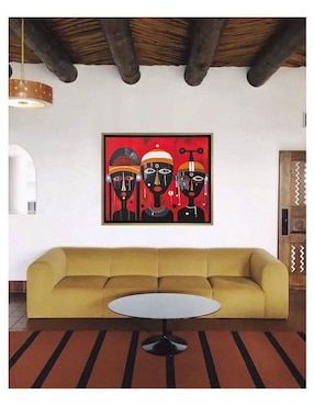 Pintura Guardianes del Espíritu Tribal técnica acrílico Lune Art Gallery Tribal