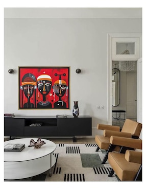 Pintura Guardianes del Espíritu Tribal técnica acrílico Lune Art Gallery Tribal