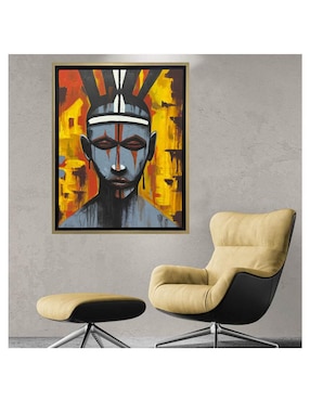 Pintura Sebaz técnica acrílico Lune Art Gallery Tribal