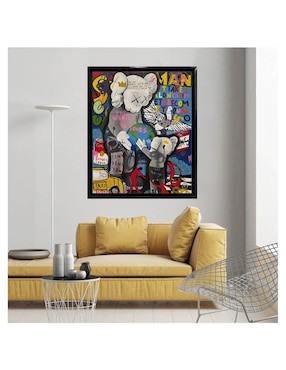 Pintura The World Is Yours II MN técnica acrílico Lune Art Gallery Pop