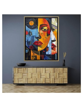 Pintura Similitudes técnica acrílico Lune Art Gallery Caras