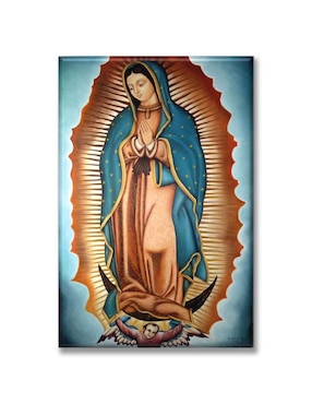 Cuadro Decorativo Industria Gráfica Ciento 23 Virgen De Guadalupe