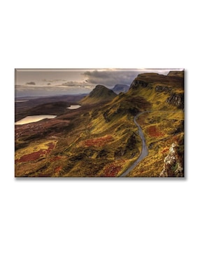 Cuadro Decorativo Industria Gráfica Ciento 23 Montaña En Escocia