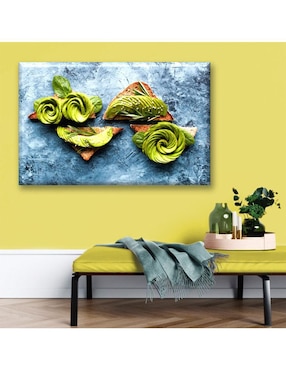Cuadro decorativo Industria Grafica Ciento 23 Tostadas de aguacate