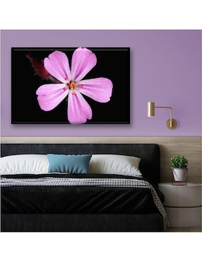 Cuadro decorativo Industria Grafica Ciento 23 Flor lila