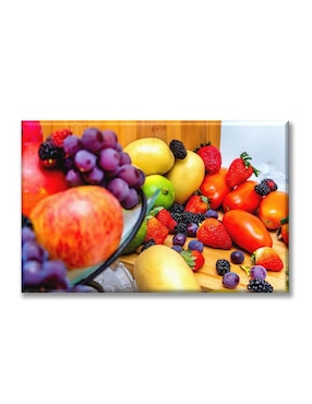 Cuadro Decorativo Industria Gráfica Ciento 23 Variedad De Frutas