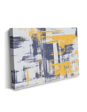 Cuadro decorativo Canvas Art Trazos de eclosión vectorial artística con barniz a registro