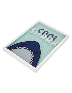 Set litografías Haus Shark Bleu técnica mixta