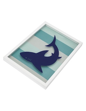 Set litografías Haus Shark Bleu técnica mixta