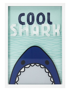 Set litografías Haus Shark Bleu técnica mixta
