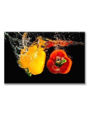 Cuadro decorativo Industria Grafica Ciento 23 Splash de verduras