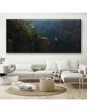 Cuadro decorativo Industria Grafica Ciento 23 Acantilado en la selva